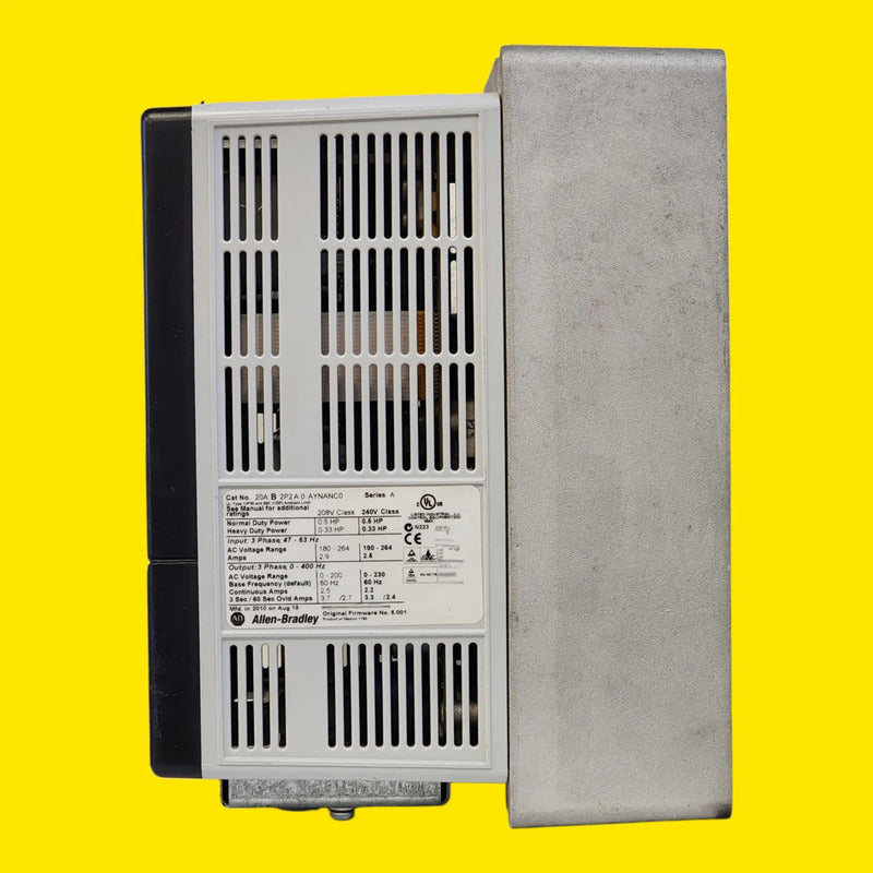 Allen-bradley 20ab2p2a0aynanc0 Powerflex 70 0.37kw 0.5hp