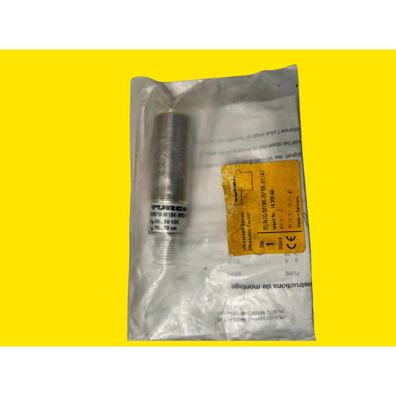 Turck Run70-m18k-rp8x-h1141 Sensor M18 Proximidad Id183004