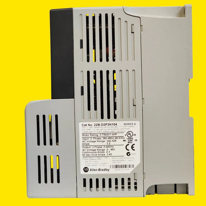 Allen-bradley 22b-d2p3n104 Powerflex 40 0.75kw 1.0hp