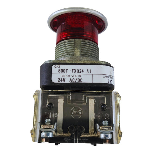 Allen Bradley - Allen Bradley 800t-fxq24 A1 Red Illuminated