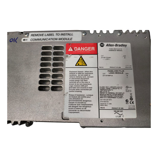 Allen-bradley 2711p-t7c4a1/2711p-rp1a Panelview/logic Module