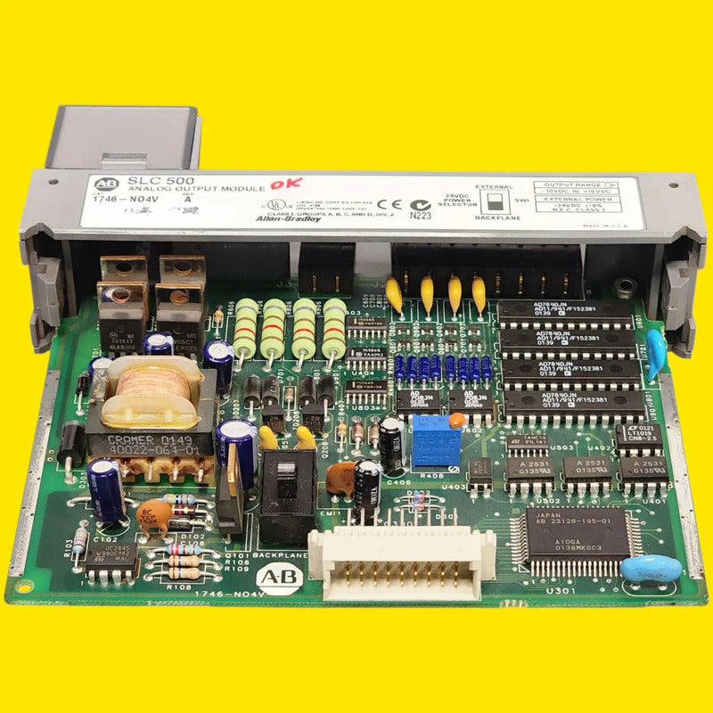 Allen-bradley 1746-no4v Salida Analógica Plc Slc500