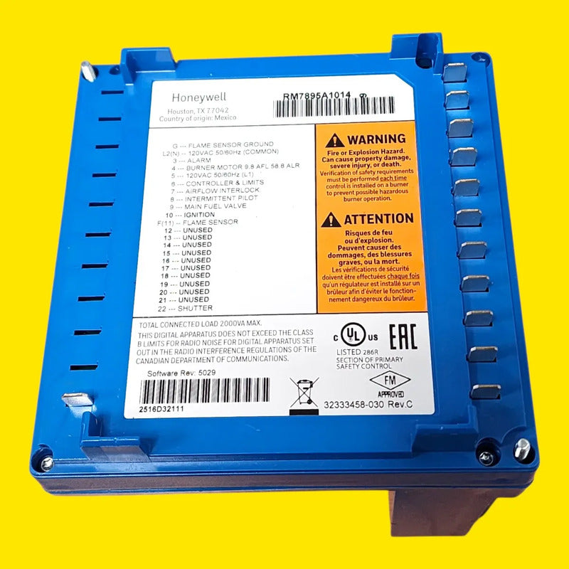 Honeywell Rm7895a1014 Controlador
