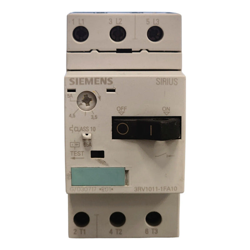 Siemens 3rv1011-1fa10 Interruptor Protector De Motor 50hz/60hz