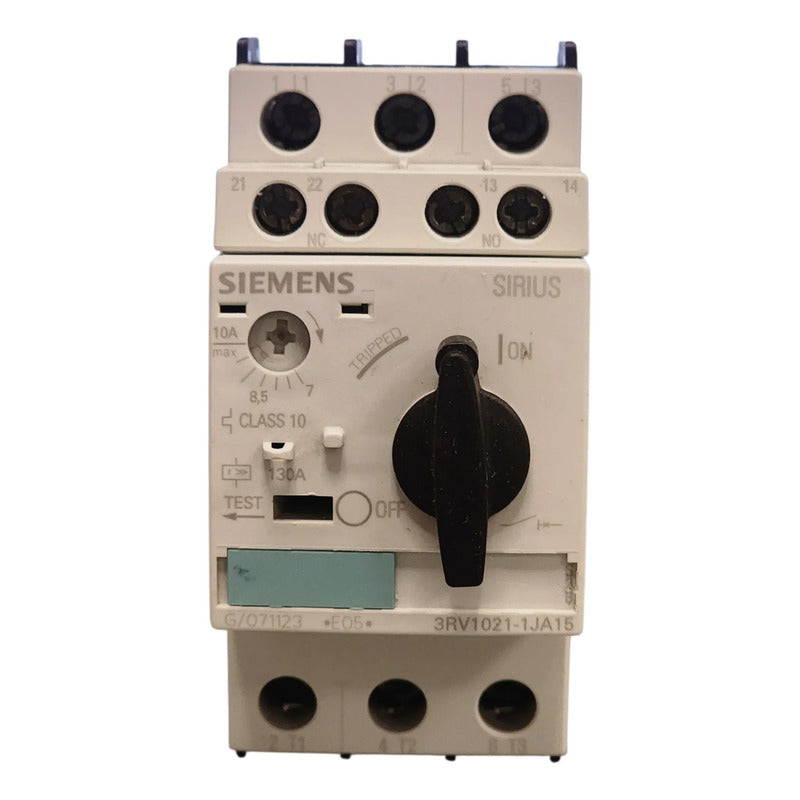 Siemens 3rv1021-1ja15 Interruptor Protector De Motor 50/60 Hz
