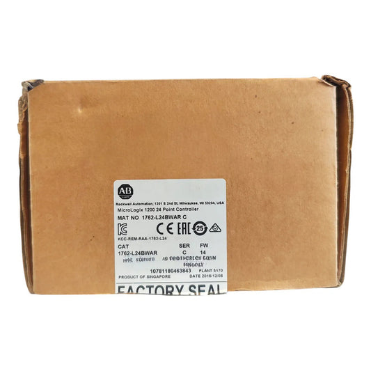 1762-l24bwar Allen Bradley 14 In / 10 Out Doble Puerto Rs232