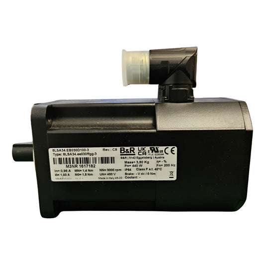 B&r Servo 8lsa34.eb030d100-3 400v 3000rpm
