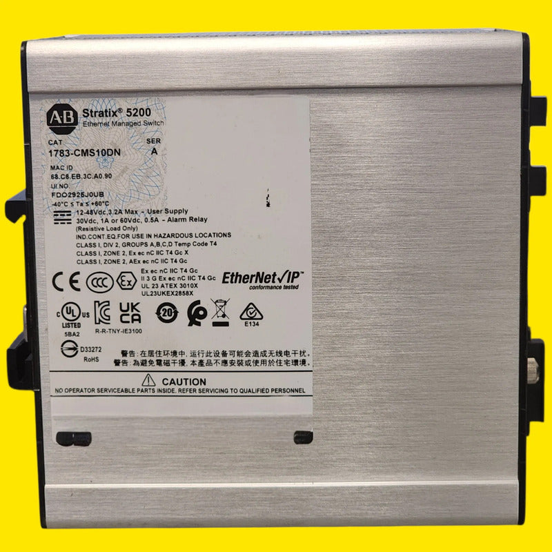 Allen-bradley 1783-cms10dn Switch Stratix 5200 10 Puertos