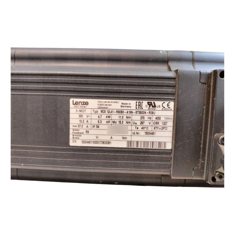Lenze Mcs12l41-rs0b0-a19n-st5s00n-r0su Servomotor