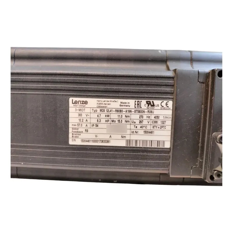 Lenze Mcs12l41-rs0b0-a19n-st5s00n-r0su Servomotor