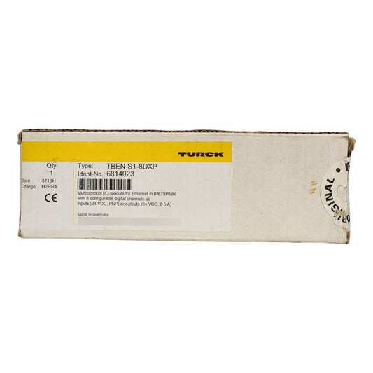 Turck Tben-s1-8dxp Módulo I/o Ethernet Ip67 8 Dxp 6814023