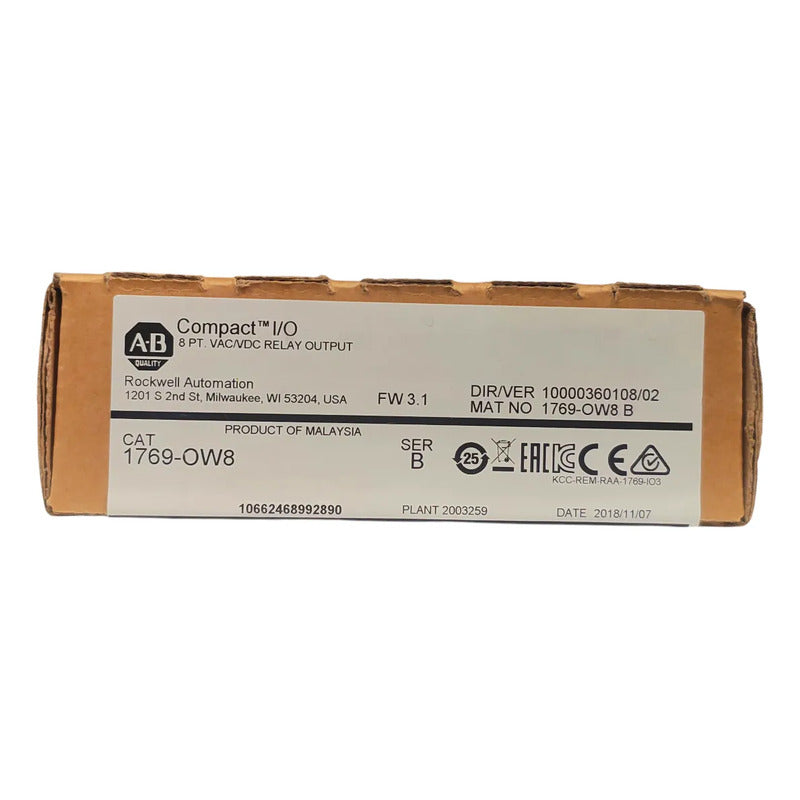 Allen-bradley 1769-ow8 Módulo 8 Salidas Relay Ac/dc Plc