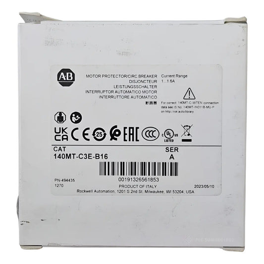 Allen Bradley 140mt-c3e-b16 Disyuntor De Proteccion De Motor 50 Hz- 60hz
