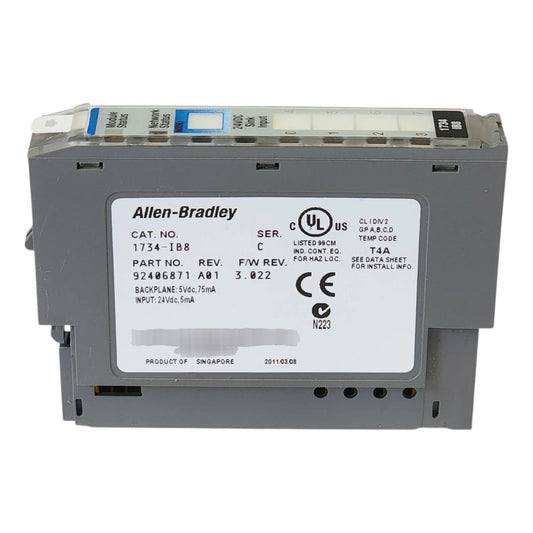 Allen Bradley 1734-ib8 Modulo 8 Entradas Digitales Dc