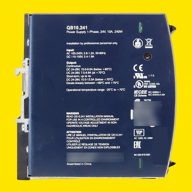Puls Qs10.241 Fuente De Alimentación 24vdc 10a Din