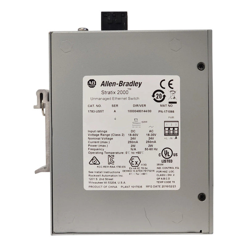 Allen-bradley 1783-us5t Stratix 5 Puertos Rj45 Ser A
