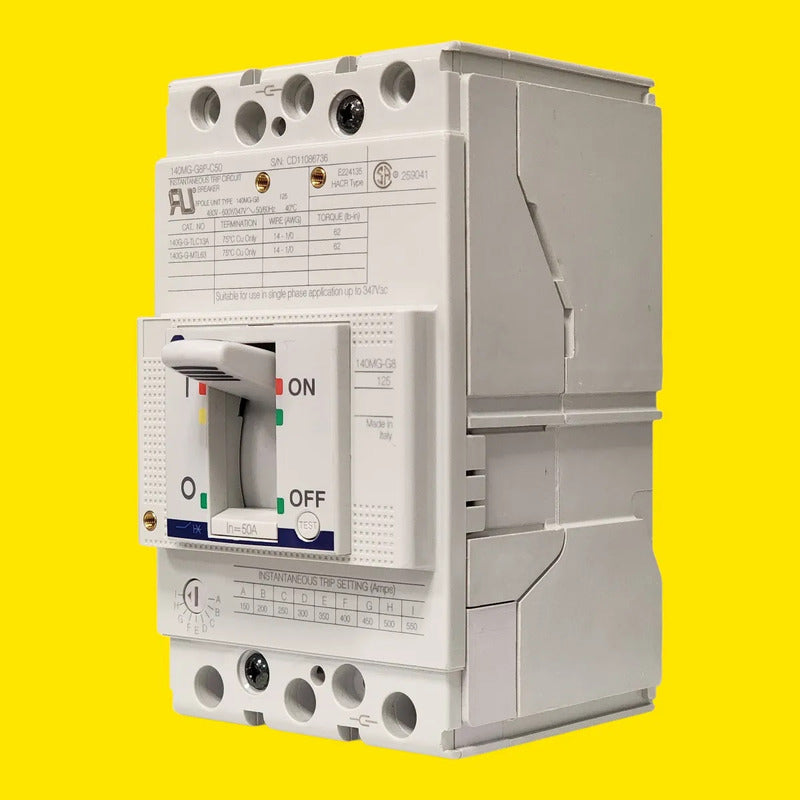 Interruptor Termomagnético Allen Bradley 140g-g8p-c50 3p 50a