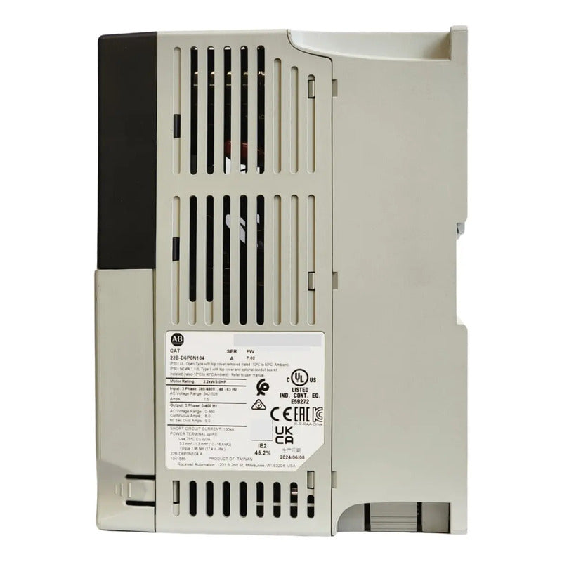 Variador Allen-bradley 22b-d6p0n104 Powerflex 40