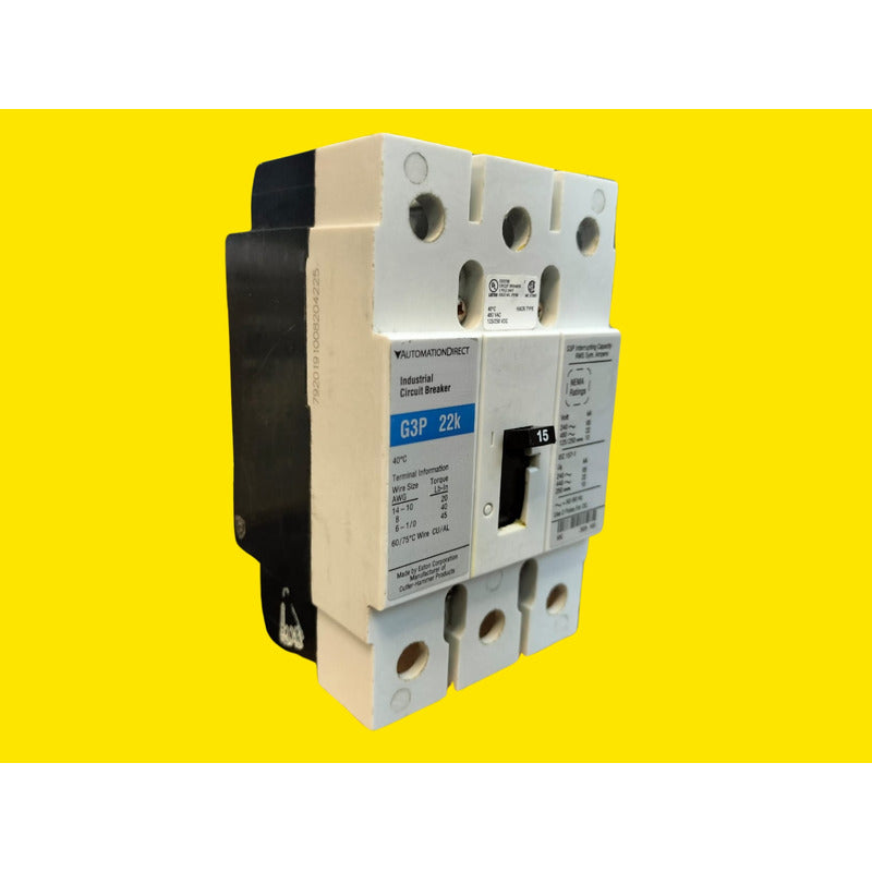 Automation Direct 63p-015 Interruptor Autom. Termomagnetico Blanco