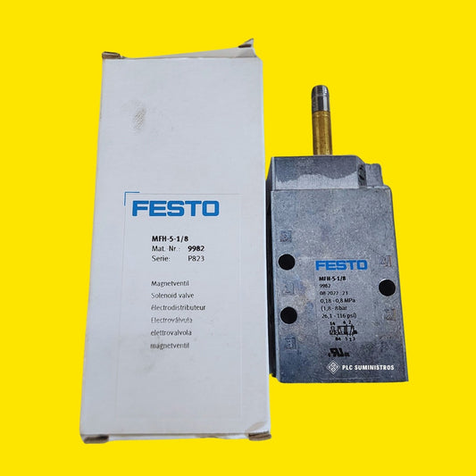 Festo Electrovalvula   Mfh-5-1/8 Vías Marca Festo