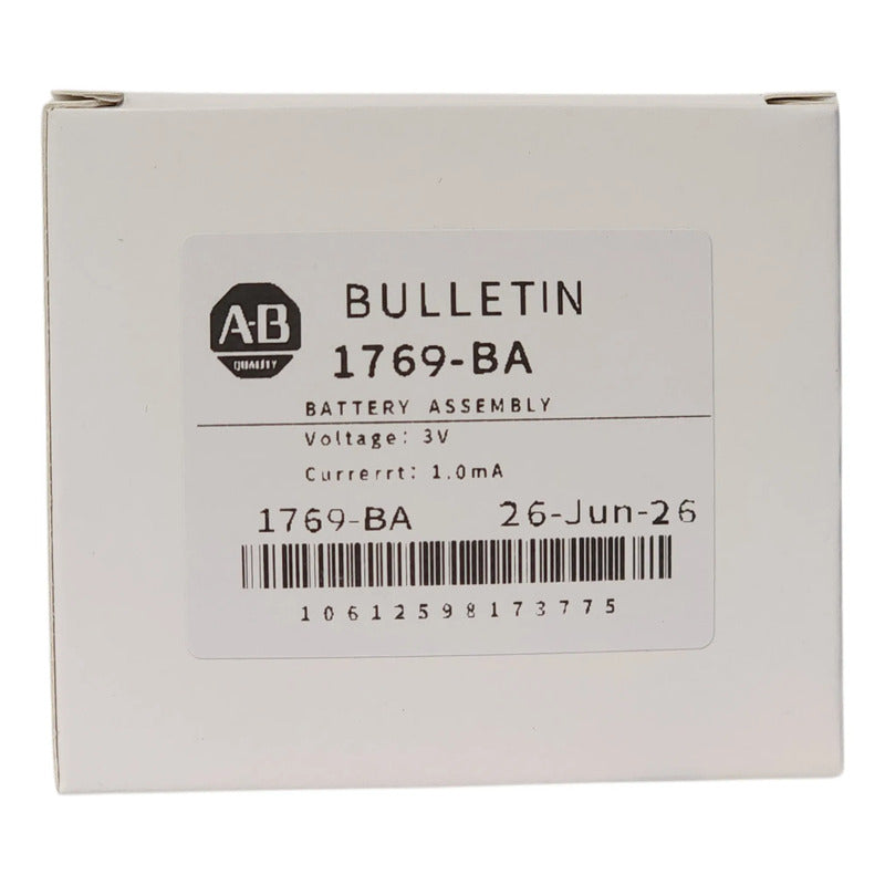Allen-bradley 1769-ba Batería De Litio Plc Compactlogix