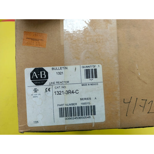 Allen Bradley 3 Fase Reactor 4 Amp 600vac 1321-3r4-c