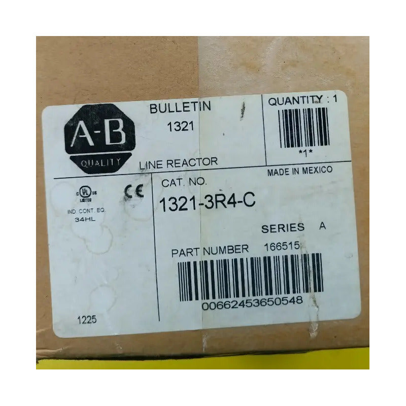 Allen Bradley 3 Fase Reactor 4 Amp 600vac 1321-3r4-c