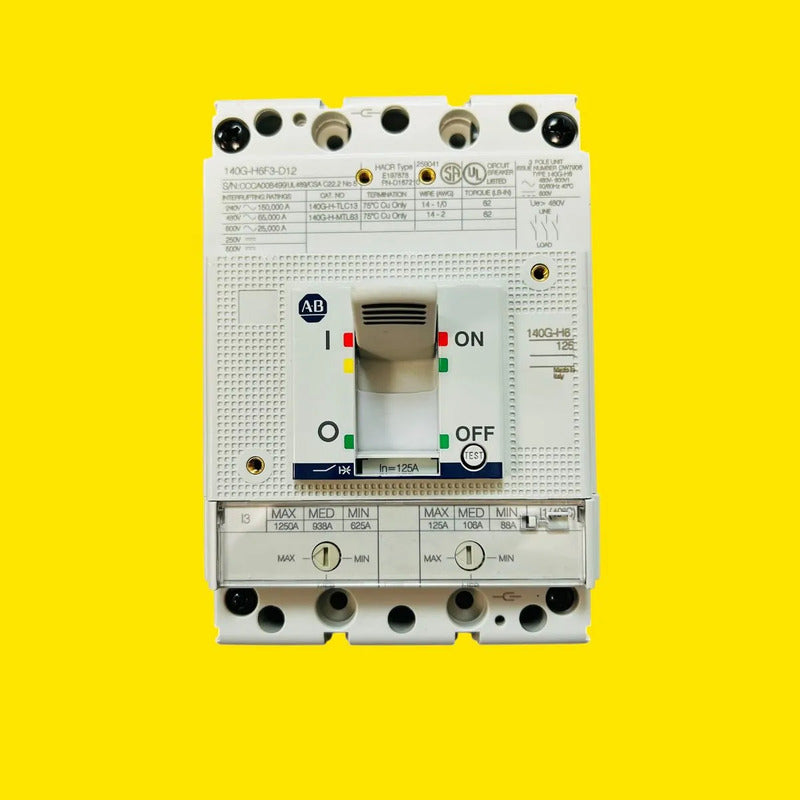 Interruptor Termomagnético Allen Bradley 140g-h6f3-d12 3p