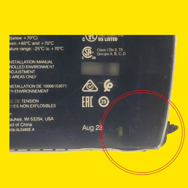 Fuente Allen-bradley 1606-xls480e | Performance 24v 20a 480w