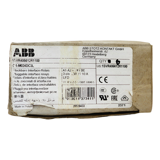 Relé Abb Cr-m024dc3l 24vdc 3co Serie Cr-m Industrial