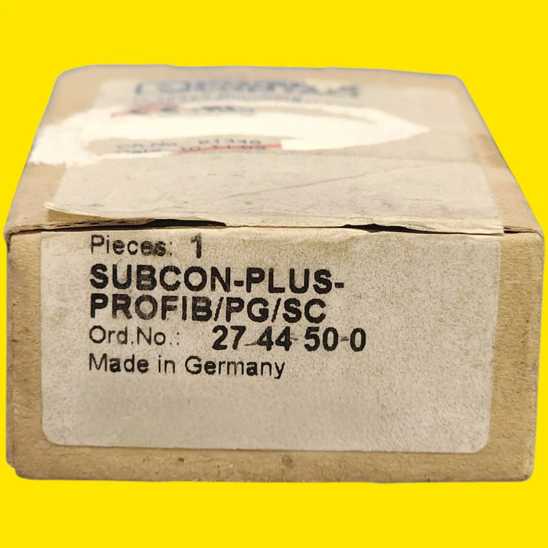 Phoenix Contact Subcon-plus-profib/pg/sc 2744500 Conector