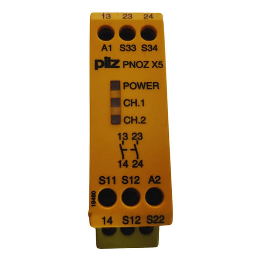 Pilz Pnoz X5 24vacdc 2n/o 774325 Rele  De Seguridad