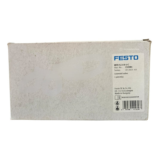 Festo Mfh-5/2-d-1-c 150981 Solenoid Valve