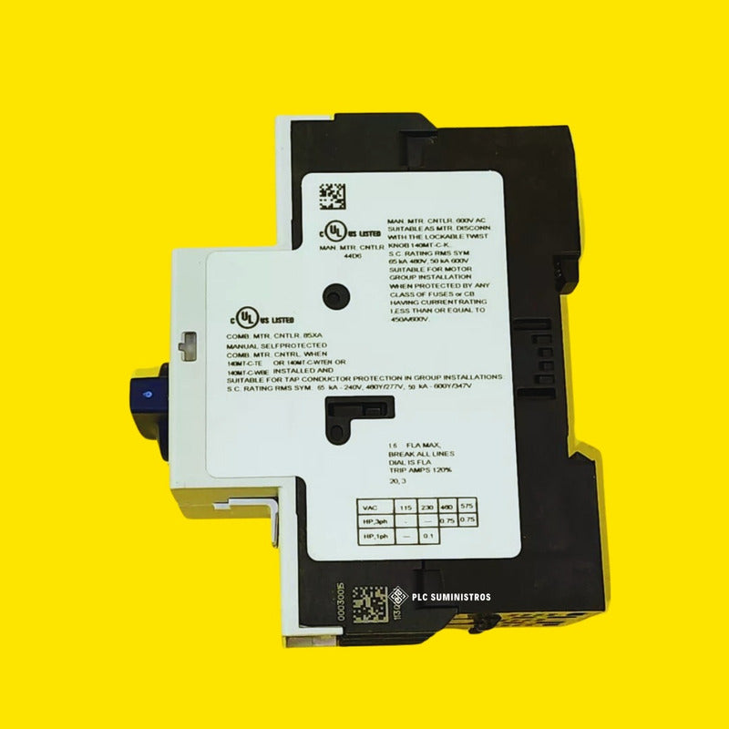Allen Bradley 140mt-c3e-b16 Disyuntor De Proteccion De Motor 50 Hz- 60hz