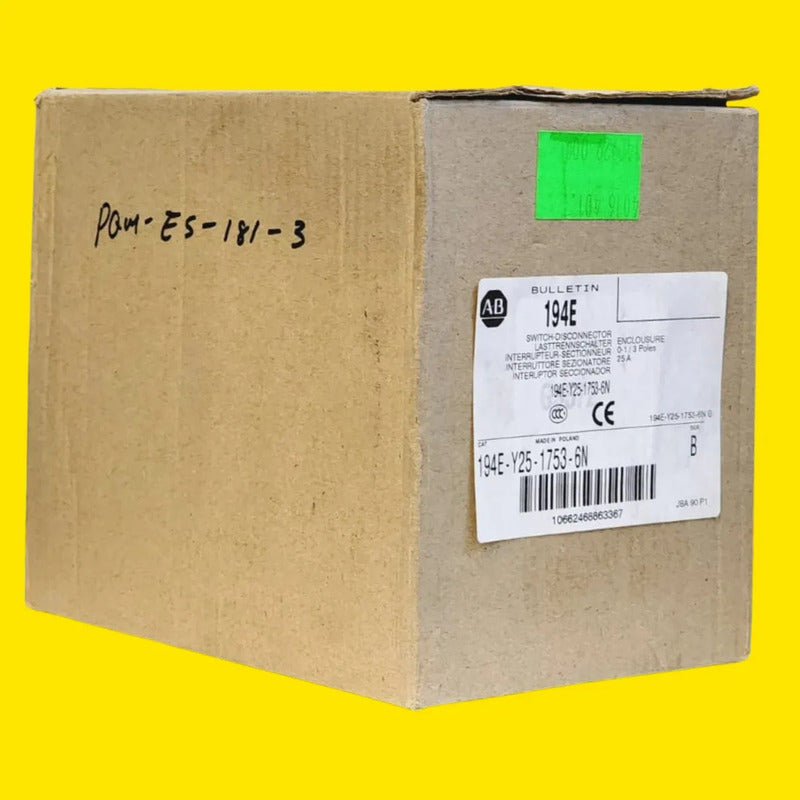Interruptor De Desconexión Allen-bradley 194e-y25-1753-6n