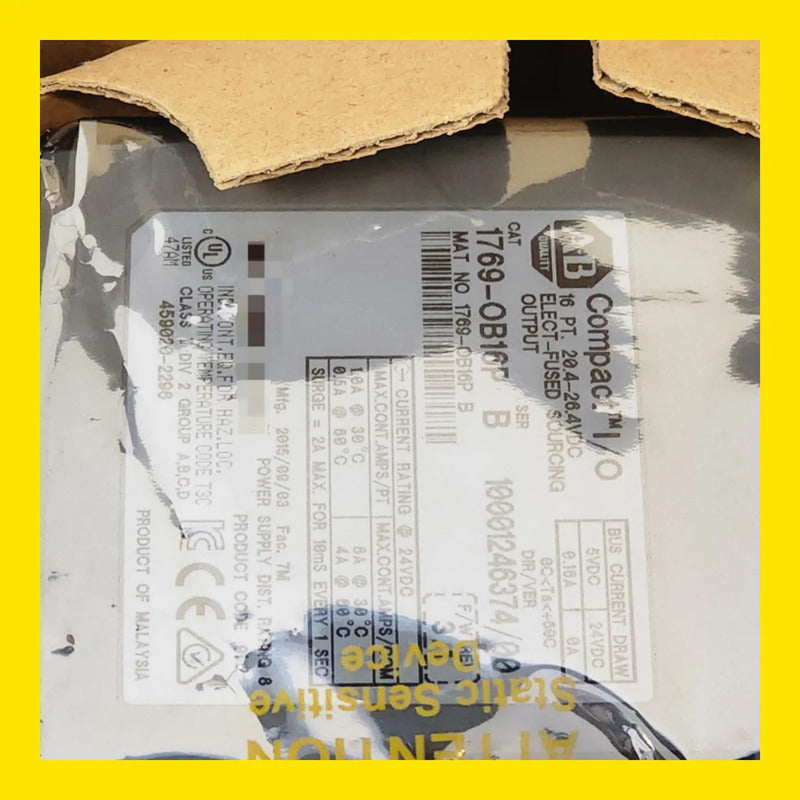 Allen-bradley 16pt 24vdc Elect-fused 1769-ob16p