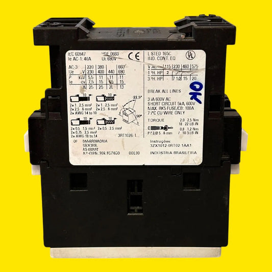 Siemens 3rt1026-1a Contactor De Potencia Sirius