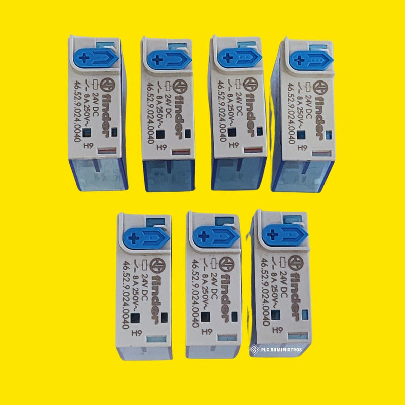 Finder Relevador 8 Pines 2cc (24vdc) 8a 7pz 46.52.9.024.0040