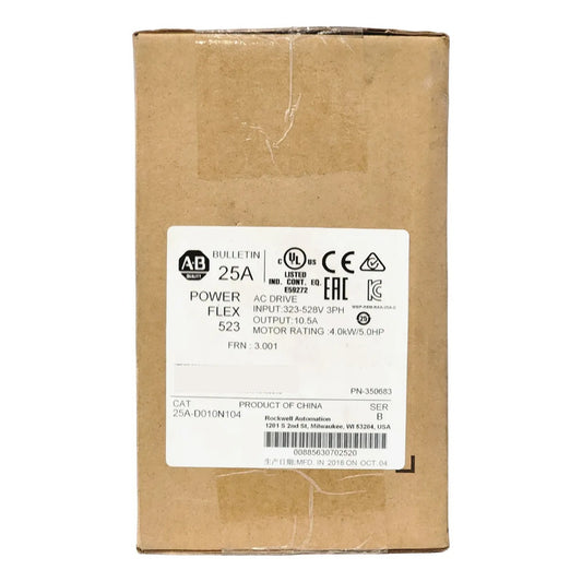 Allen-bradley 25a-d010n104 Powerflex Variador 5.0hp