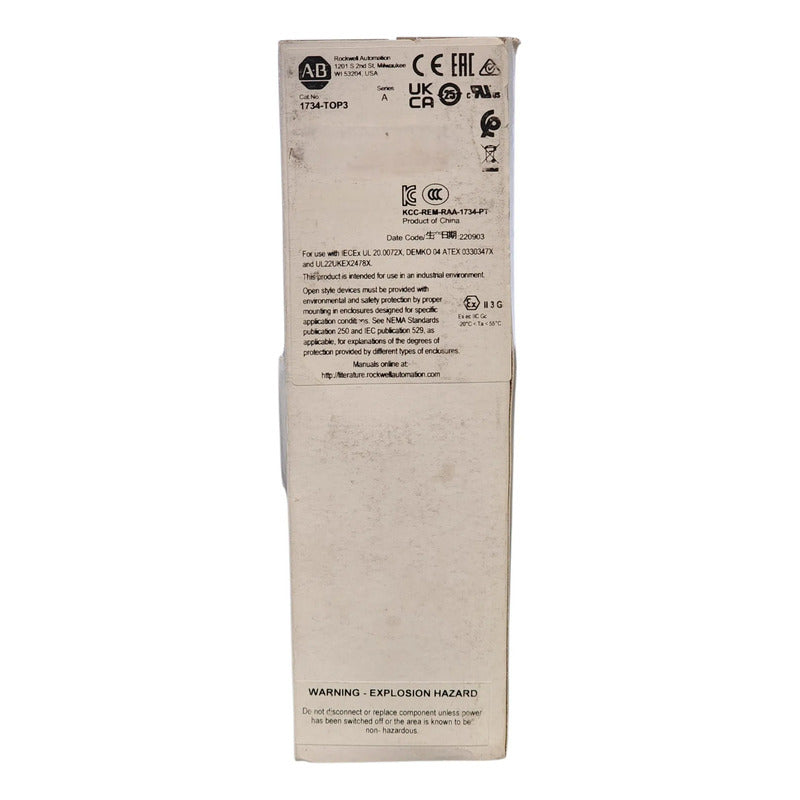 Allen-bradley 1734-top3 Base De Cableado Point I/o