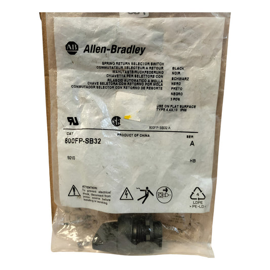 Allen Bradley 800fp-sb32 Interruptor Selector Plástico