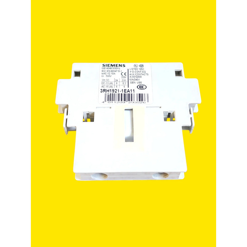 Siemens 3rh1921-1ea11 Bloque Auxiliar 1na 1nc Sirius