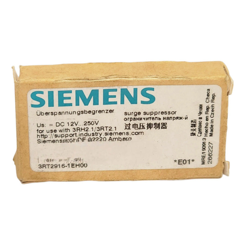 Siemens 3rt2916-1eh00 Limitador De Sobretensión Sirius
