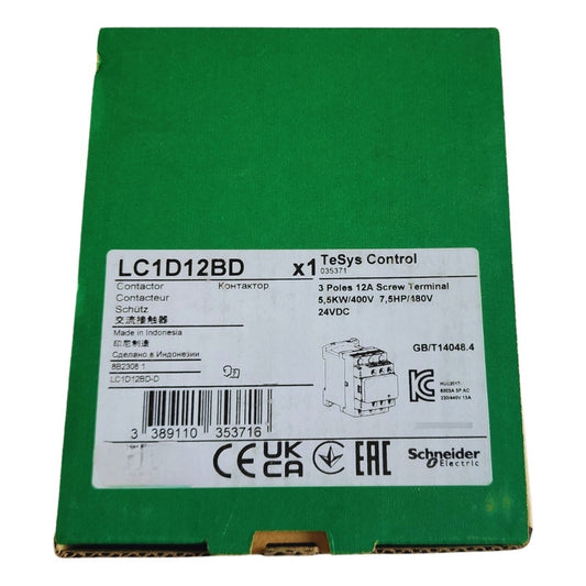 Schneider Lc1d12bd- 035371 Contactor