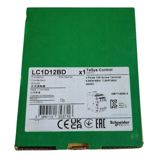 Schneider Lc1d12bd- 035371 Contactor