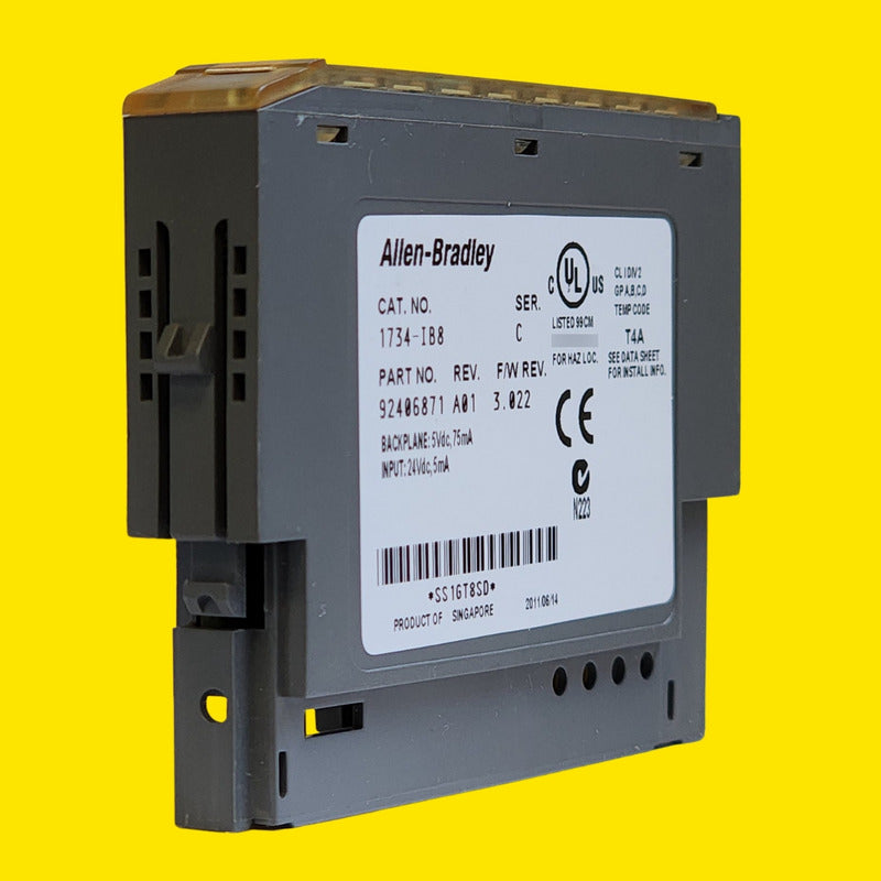 Allen Bradley 1734-ib8 Módulo Punto I/o 8 Entradas Fw 3.022