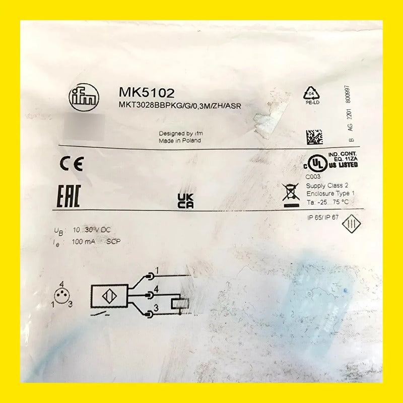 Ifm Mk5102 Sensor Interruptor De Proximidad.