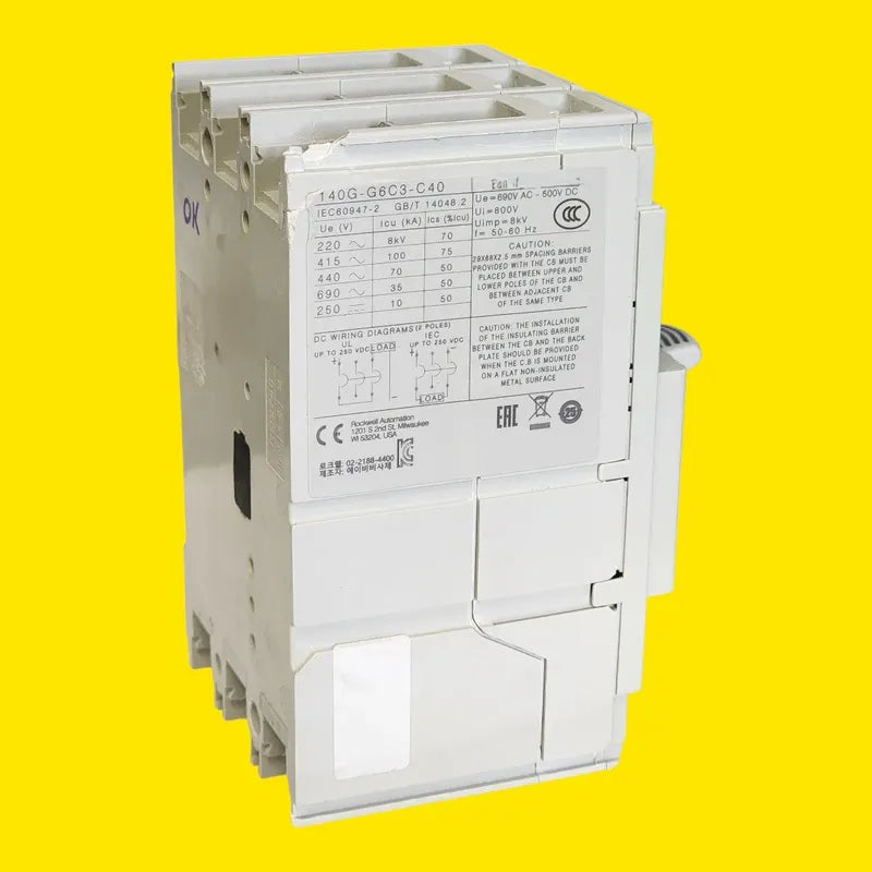 Allen-bradley 140g-g6c3-c40 Guardamotor 3p 690v Industrial 50-60hz Detalle Estético