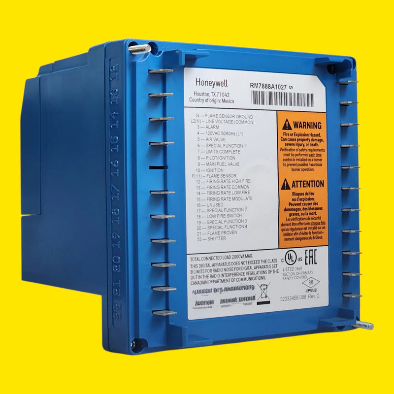 Honeywell Rm7888a1027 Control De Quemador 7800 Series