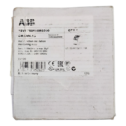 Abb 1svr750660r0200 Multifunction Insulation Monitoring
